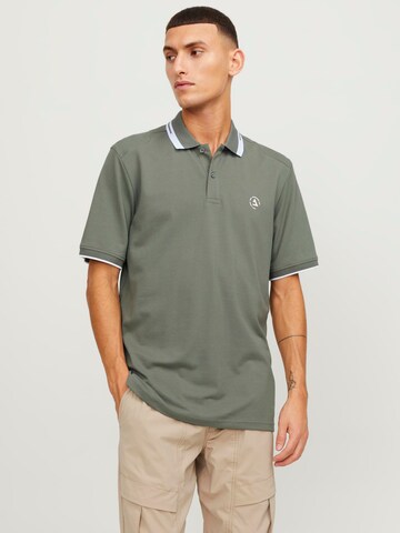 JACK & JONES Shirt 'HASS' in Green: front