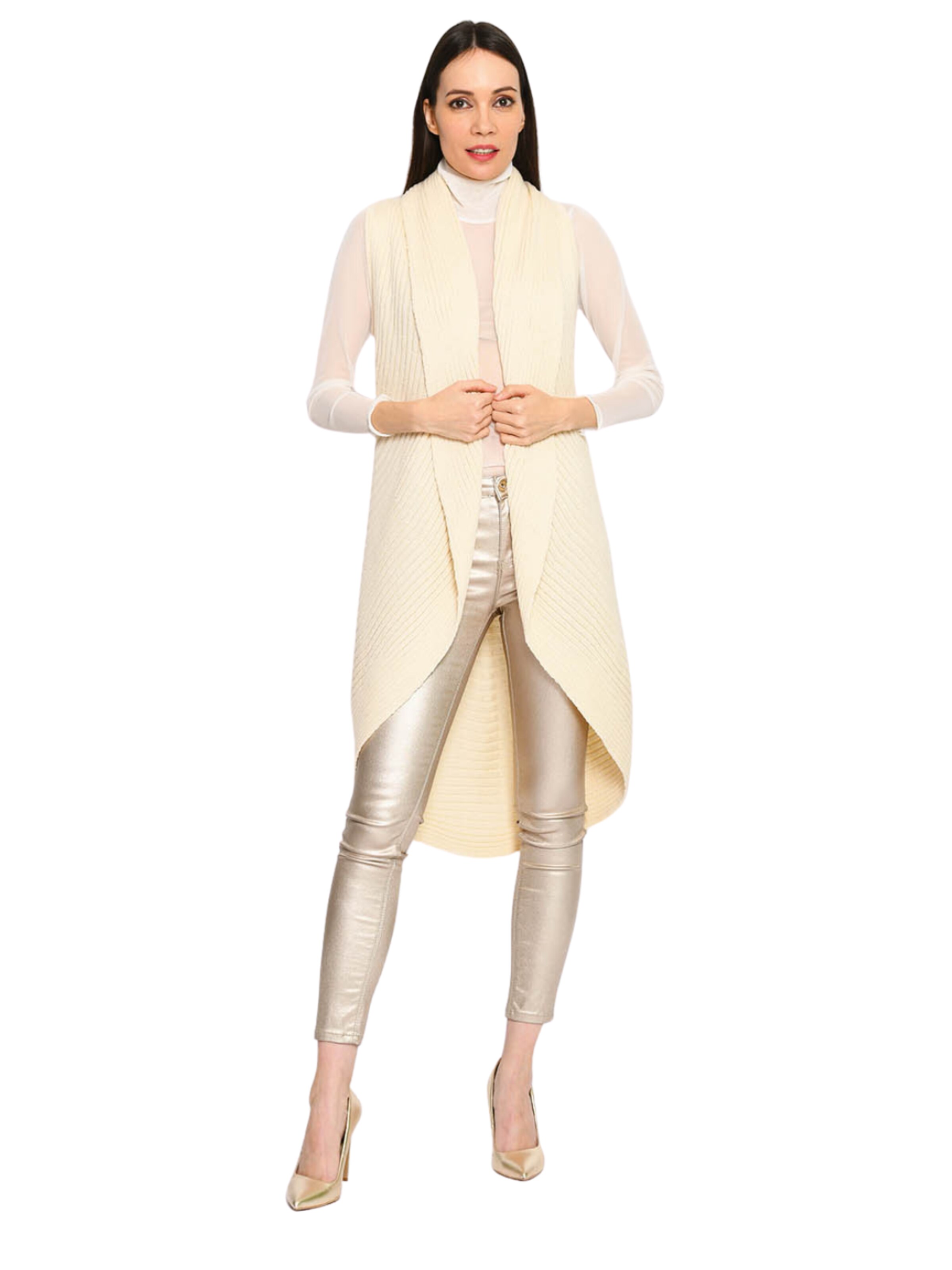 Süel knitwear Strickweste‌‌ in Beige