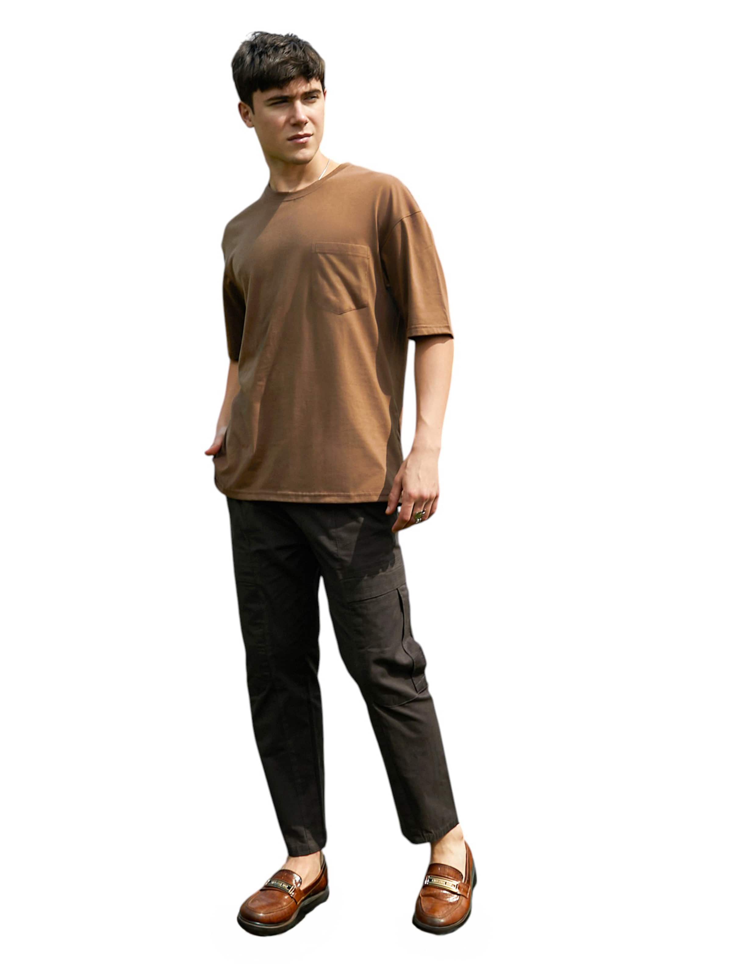 Campus Sutra Shirt in Brown