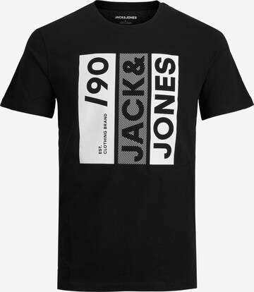 JACK & JONES Тениска 'JIO' в черно: отпред