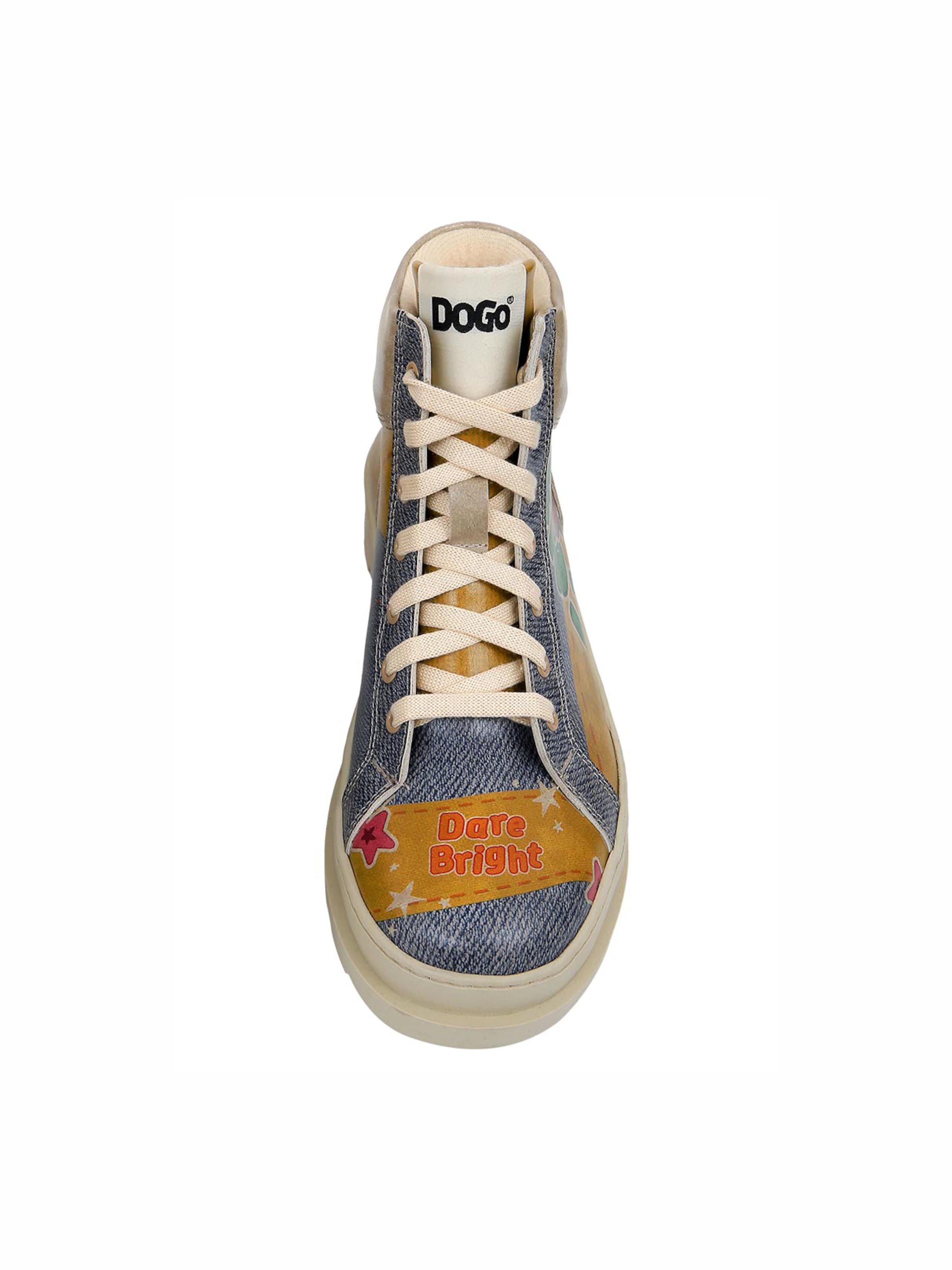 DOGO Lace-Up Boots in Blue