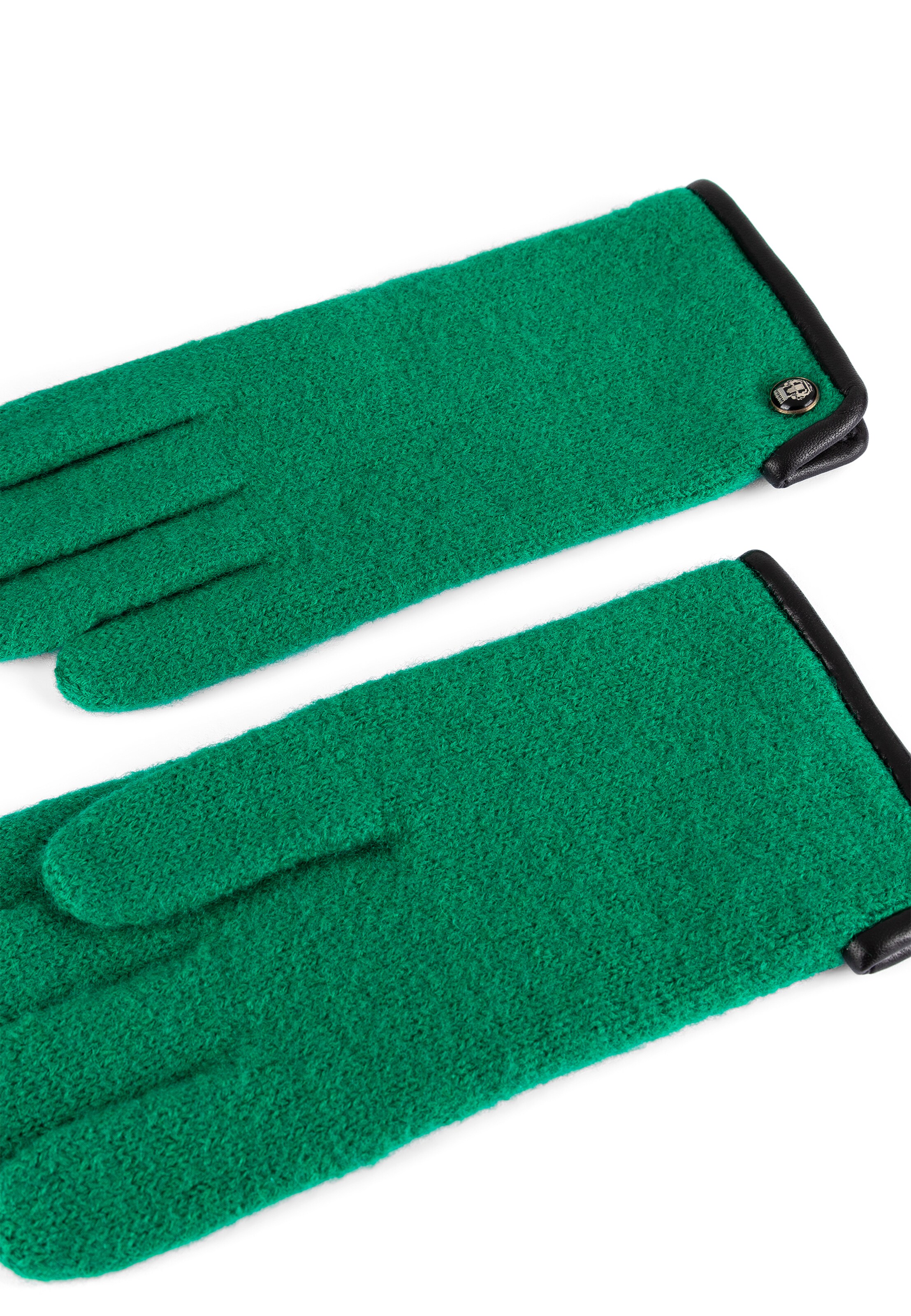 Roeckl Vingerhandschoenen 'FELTED WOOL' in Groen