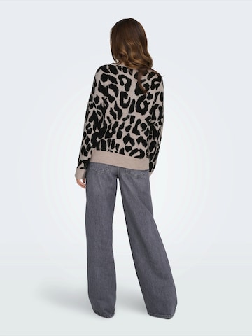 JDY Sweater 'JDYELANOR' in Beige