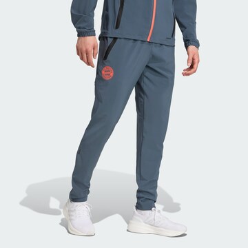 ADIDAS PERFORMANCE Regular Sporthose 'FC Bayern München' in Grau: Vorderseite