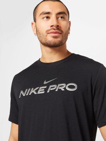 NIKE Performance shirt 'Pro' in Black