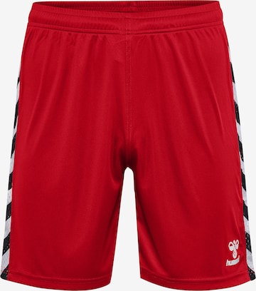 Hummel Shorts in Rot: Vorderseite