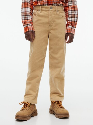 Loosefit Pantalon TOMMY HILFIGER en beige : devant