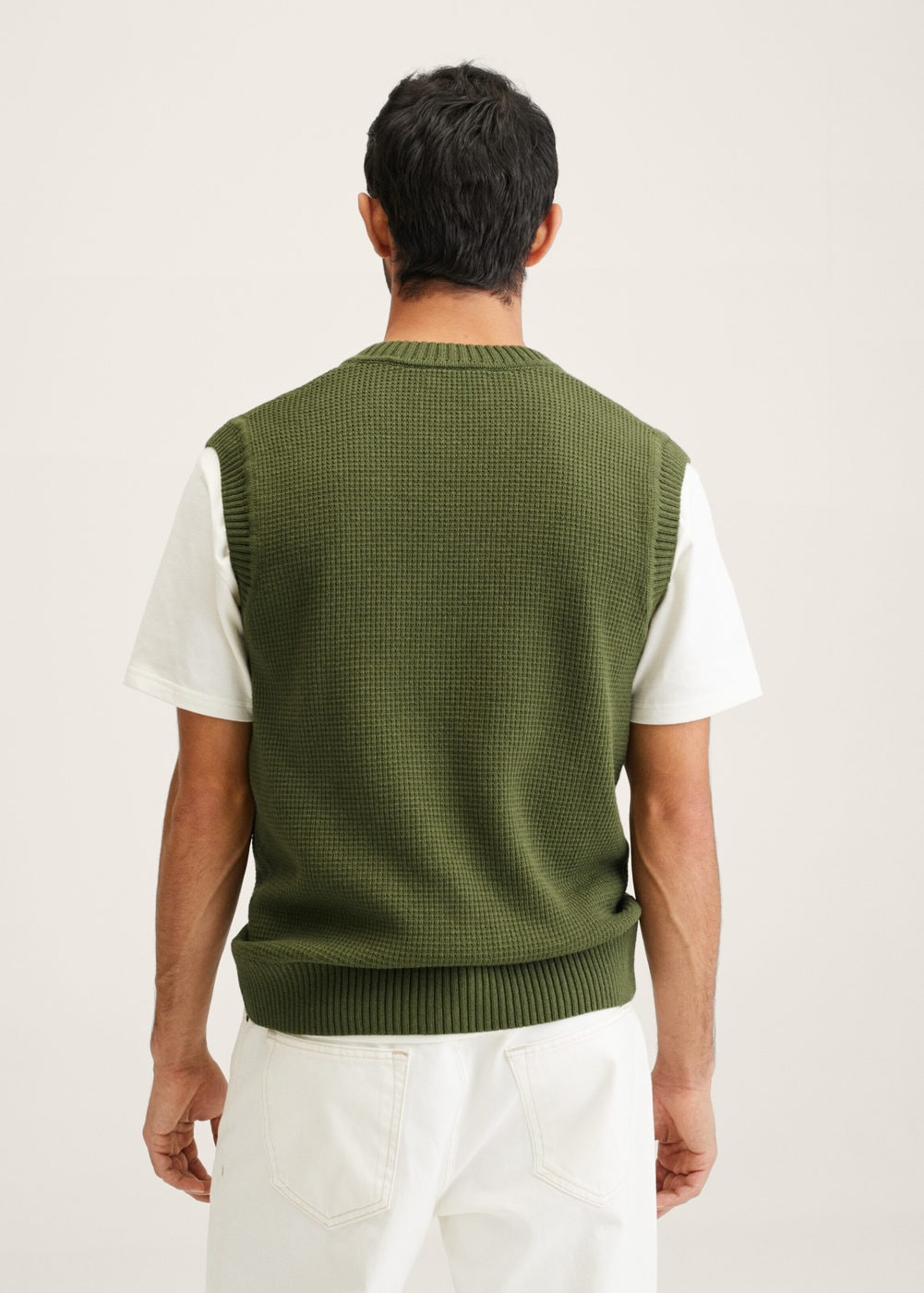 Männer Pullover & Strick MANGO MAN Pullover 'anthony' in Khaki - SR11070 Männer Pullover & Strick MANGO MAN Pullover 'anthony' in Khaki - SR11070