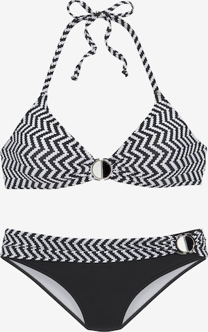 Triangolo Bikini di JETTE in nero: frontale