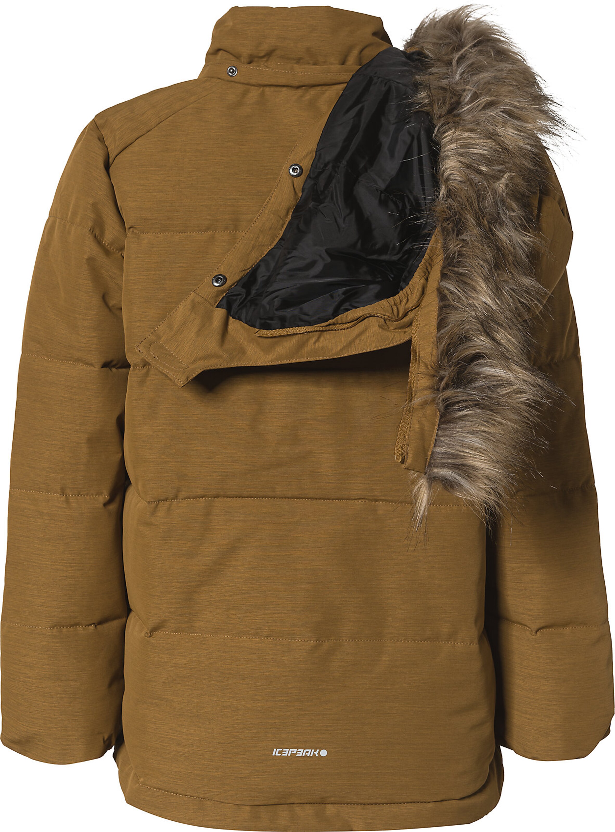 Kinder Teens (Gr. 140-176) ICEPEAK Outdoorjacke 'Kenner' in Karamell, Braunmeliert - BZ78600 Kinder Teens (Gr. 140-176) ICEPEAK Outdoorjacke 'Kenner' in Karamell, Braunmeliert - BZ78600