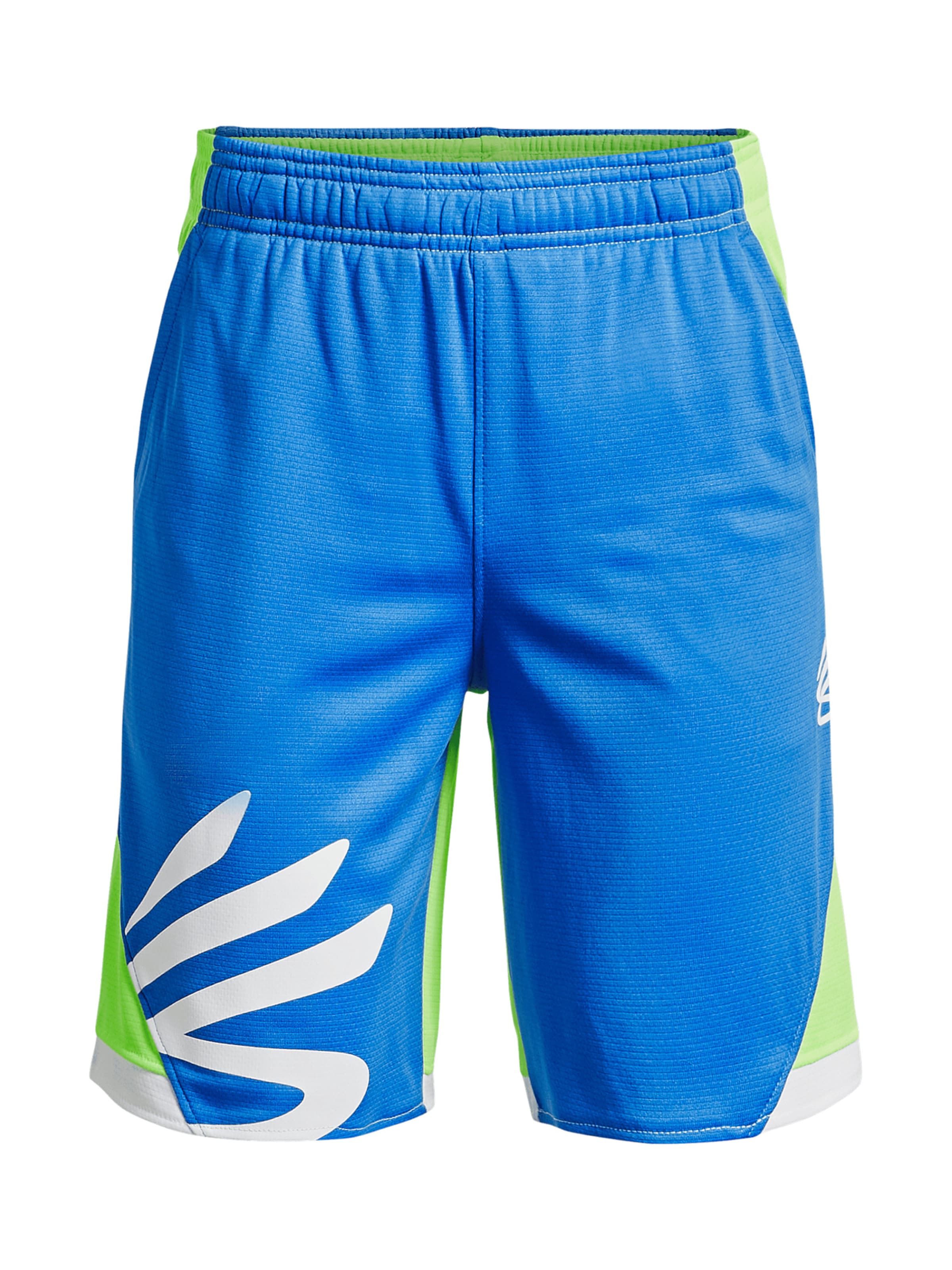 UNDER ARMOUR Regular Sportshorts 'Curry Splash' in Blau: Vorderseite