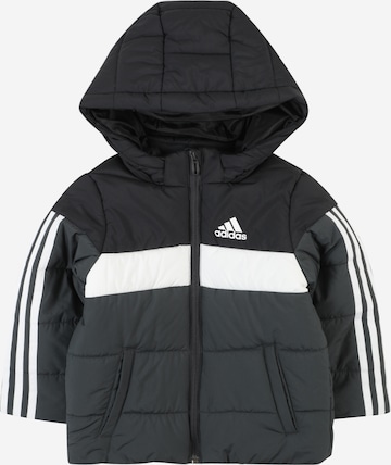 ADIDAS SPORTSWEAR Athletic Jacket 'Padded' in Black: front