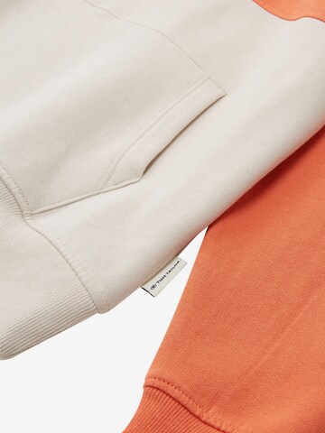 TOM TAILOR Sweatshirt in Orange