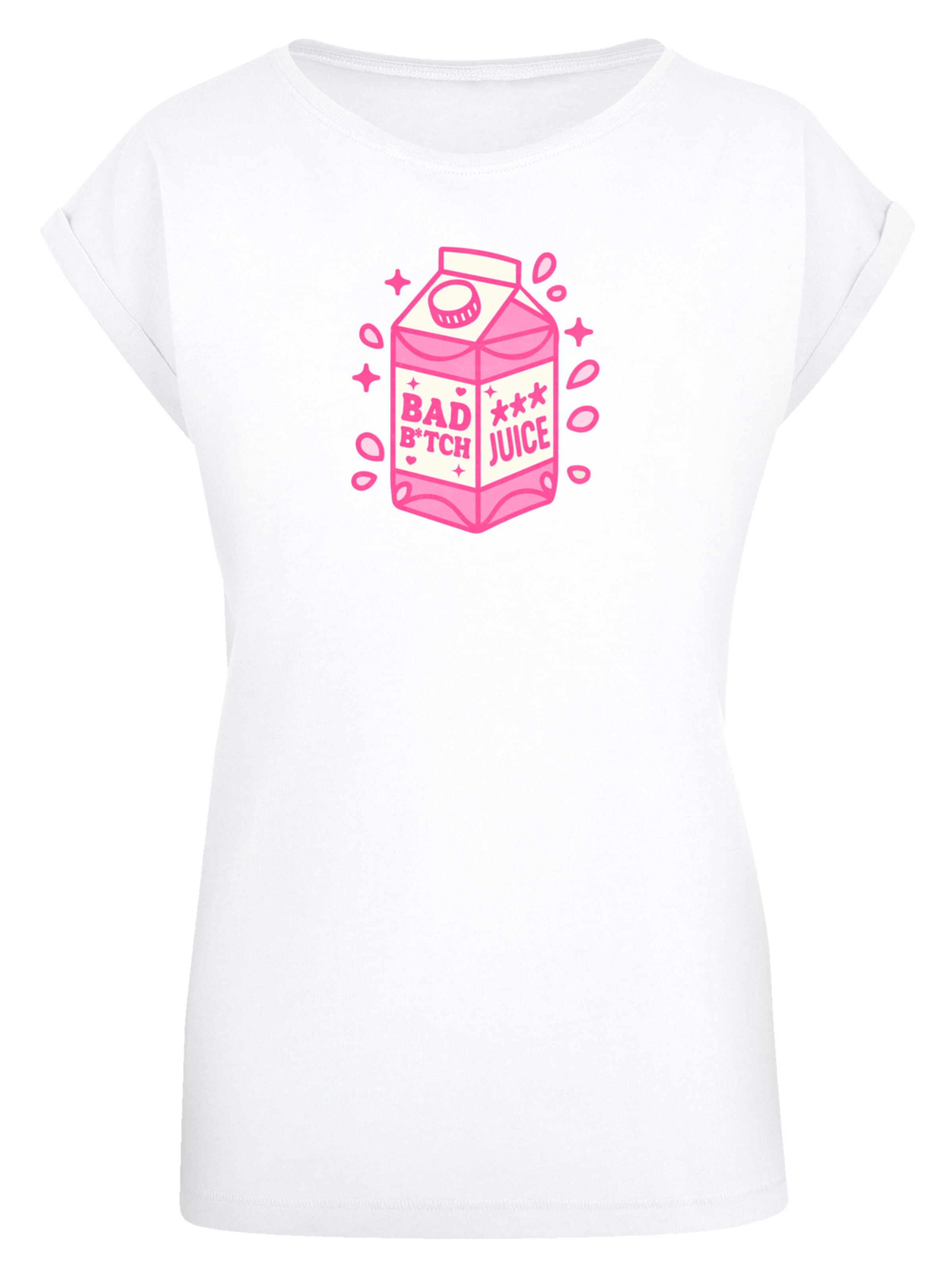 T-shirt 'Internationaler Frauentag: Girl-Power-Design' F4NT4STIC en blanc : devant