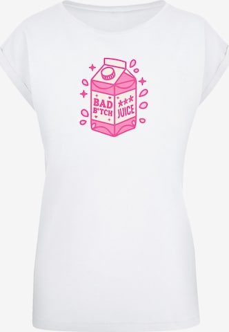 T-shirt 'Internationaler Frauentag: Girl-Power-Design' F4NT4STIC en blanc : devant