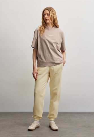 Effilé Pantalon 'Villa' Pegador en jaune : devant