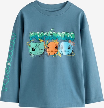 Next Shirt 'Pokémon' in Blauw: voorkant