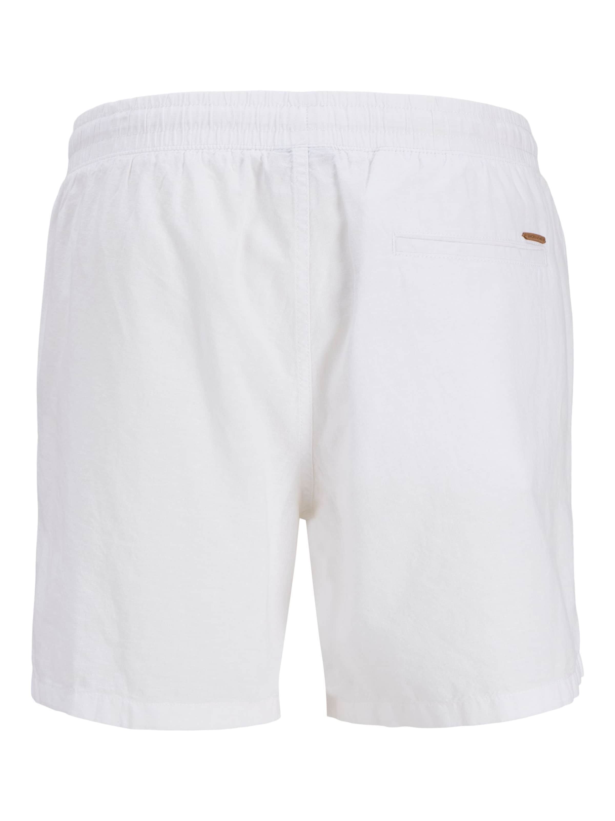 JACK & JONES regular Bukser 'JWHParos' i hvid