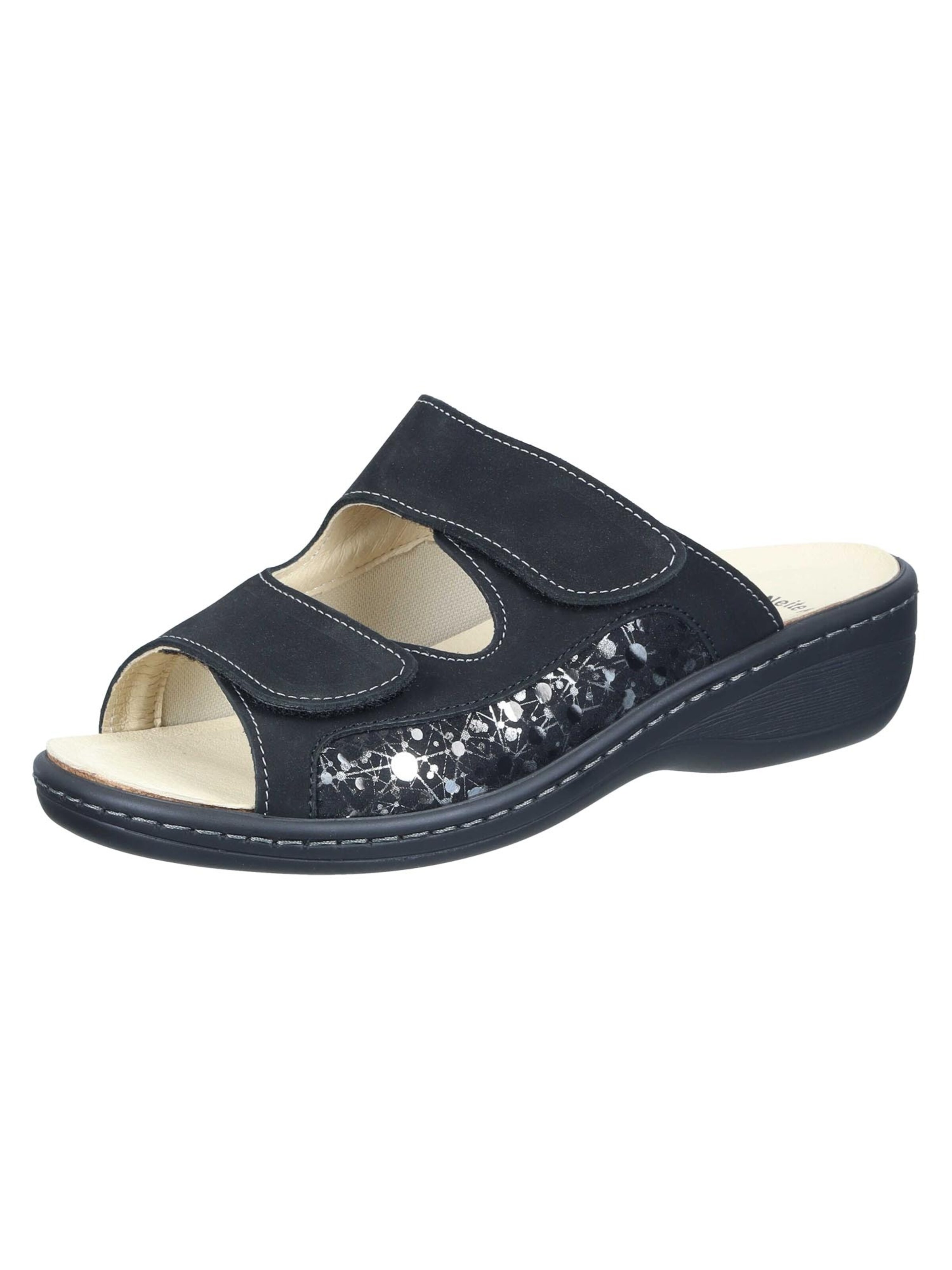 DR. BRINKMANN Mules 'Chelva' in Black