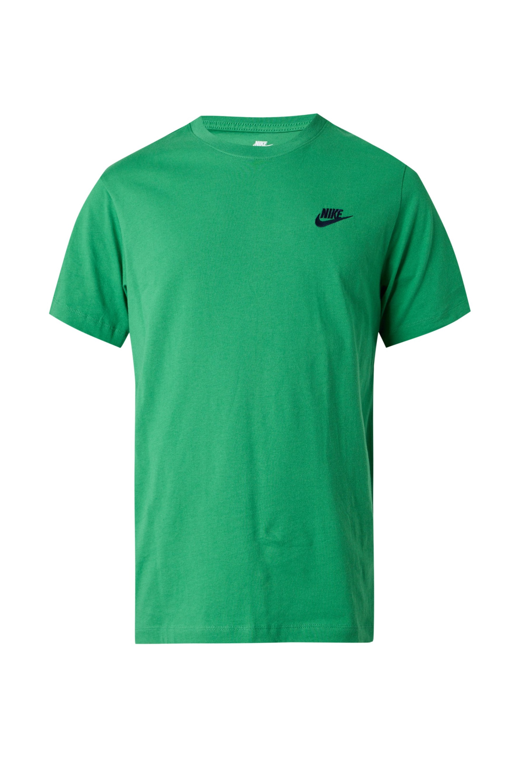 Nike Sportswear Regular fit Shirt 'CLUB' in Groen: voorkant