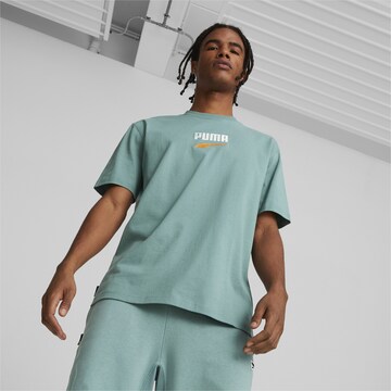 PUMA T-Shirt 'Downtown' in Grün