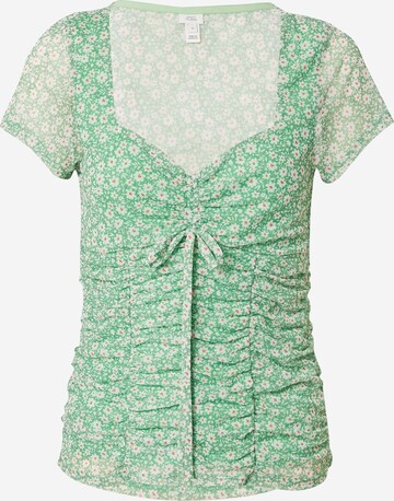 River Island Shirt in Groen: voorkant