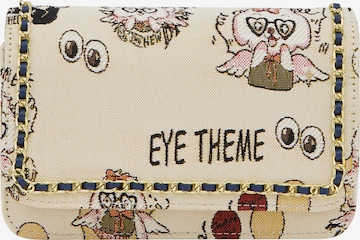 MYMO Torba na ramię 'Pop Eyetheme' w kolorze biały: przód