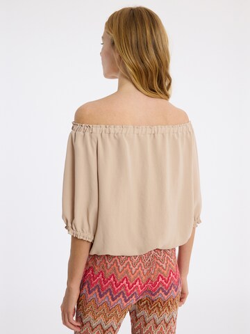 Ana Alcazar Top 'Zapisa' in Beige