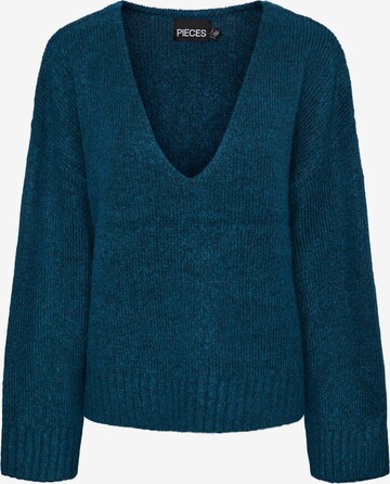 PIECES Sweater 'NANCY' in Blue: front