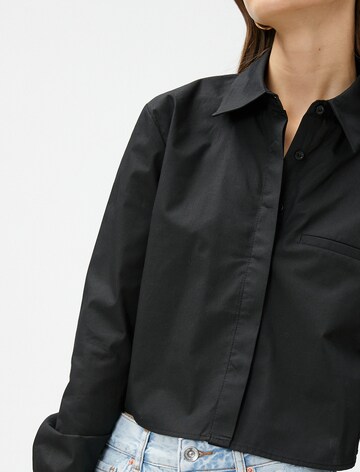Koton Bluse in Schwarz