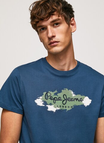 Pepe Jeans Tričko 'Raffael' – modrá