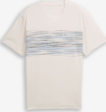 TOM TAILOR T-Shirt in Weiß: Vorderseite