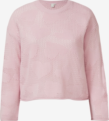 Pull-over QS en rose : devant