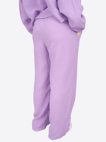 Wide Leg Pantalon 'Ines' Seasons of April en violet