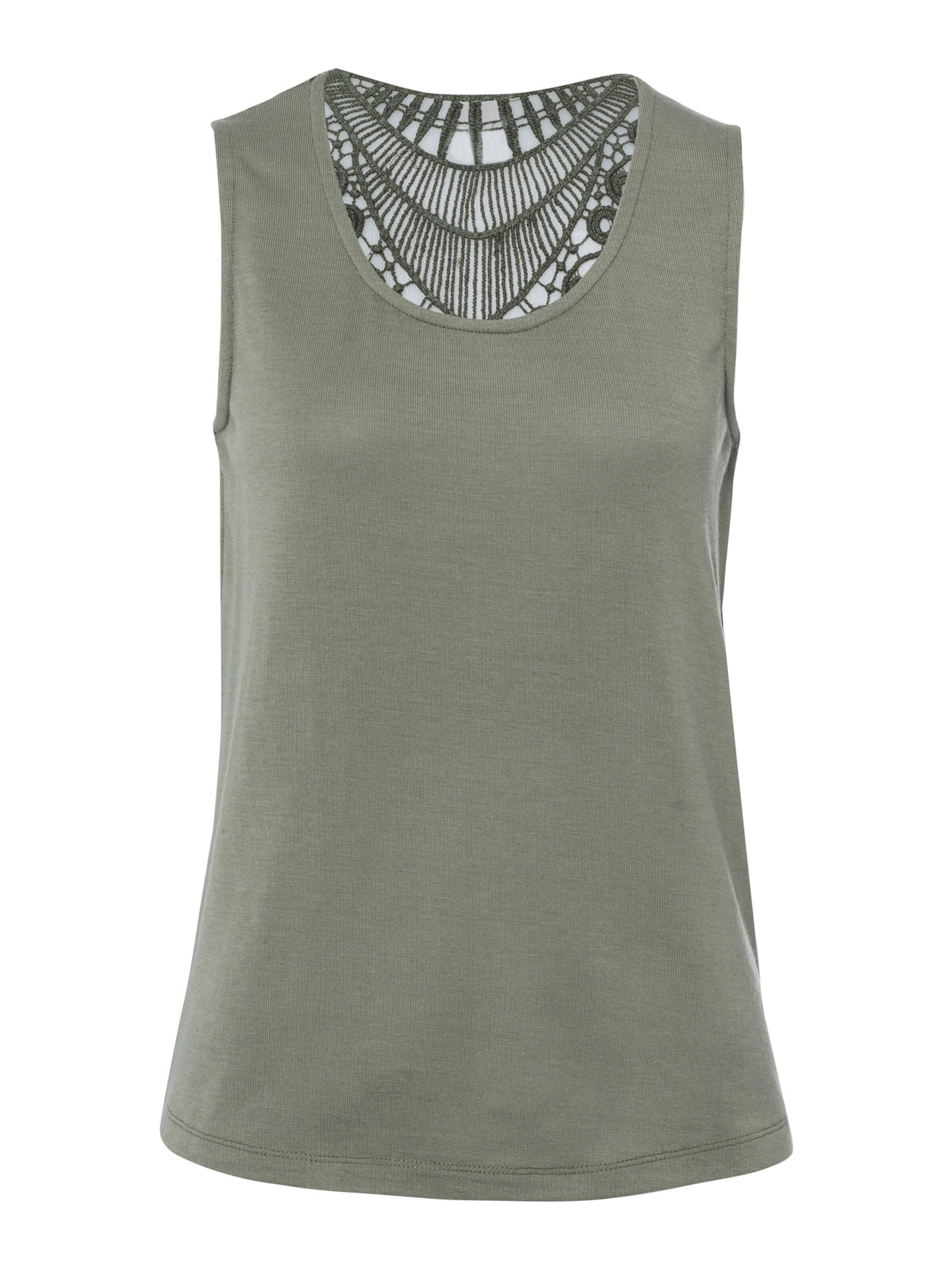 heine Топ в зелено: отпред