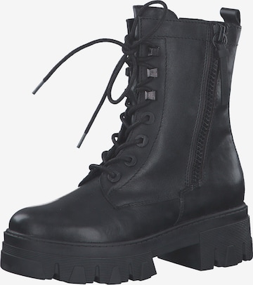 MARCO TOZZI Lace-up bootie in Black: front