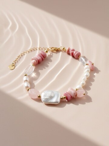 Nemomatheo Armband 'Rosengarten'‌‌‌‌‌‌ in Pink