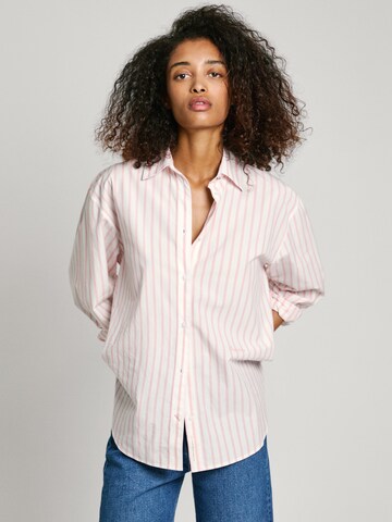 Pepe Jeans - Blusa 'ARTEMISA' en blanco: frente