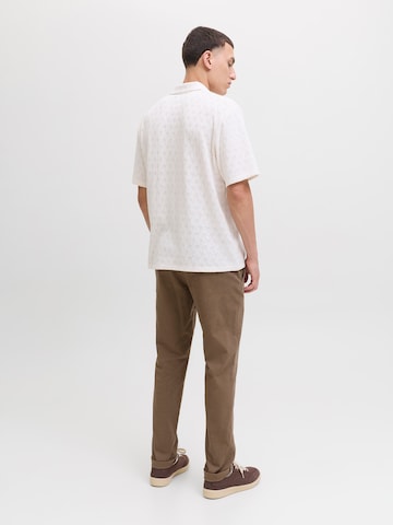 JACK & JONES - Slimfit Pantalón chino 'JJMarco JJFURY' en marrón