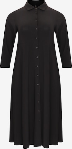 Yoek Shirt Dress 'Dolce' in Black: front
