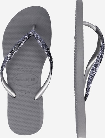 HAVAIANAS T-bar sandals in Grey