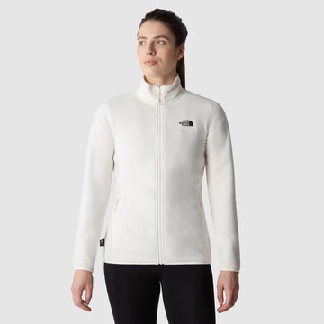 THE NORTH FACE Athletic Fleece Jacket '100 GLACIER' in White: front