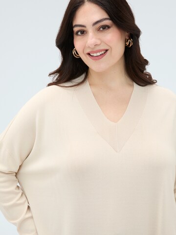 Pull-over Fiorella Rubino en beige