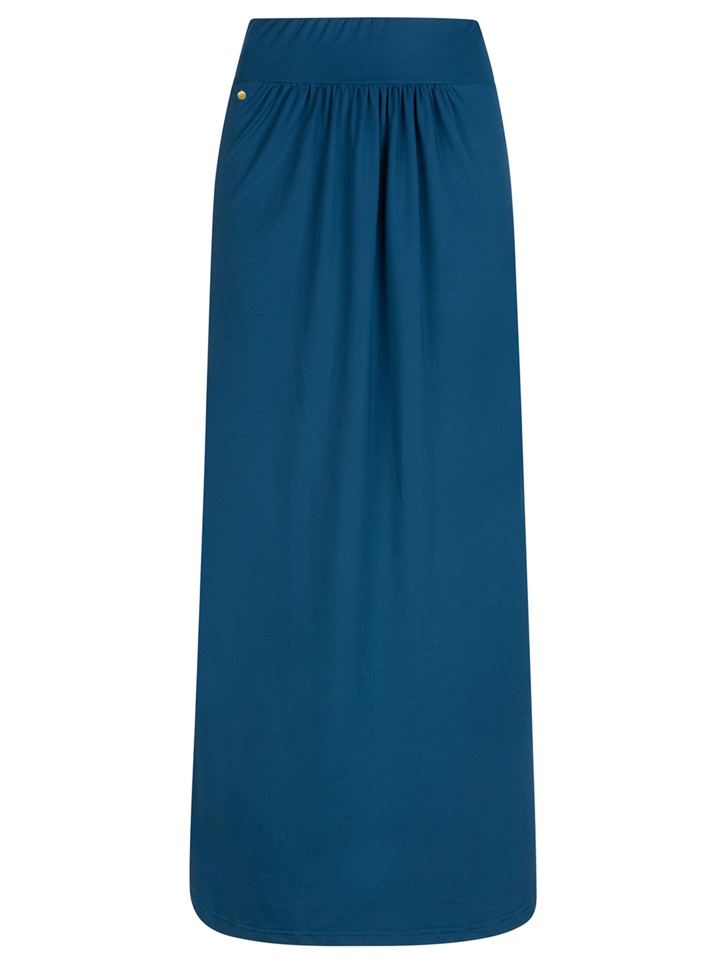 Chic by Lirette Rok 'Maxi skirt Natural' in Blauw: voorkant