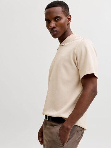 JACK & JONES Poloshirt in Beige