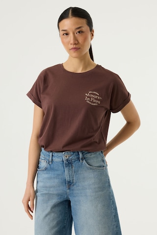 GARCIA Shirt in Bruin: voorkant