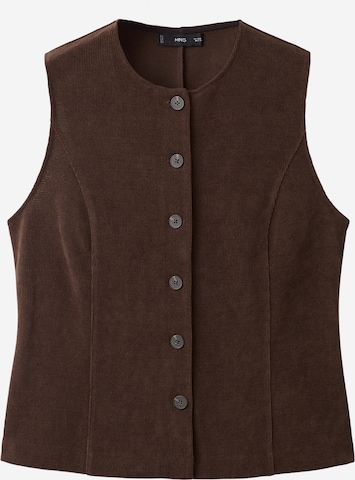 MANGO Pukuliivi 'CHELO' värissä ruskea: etupuoli