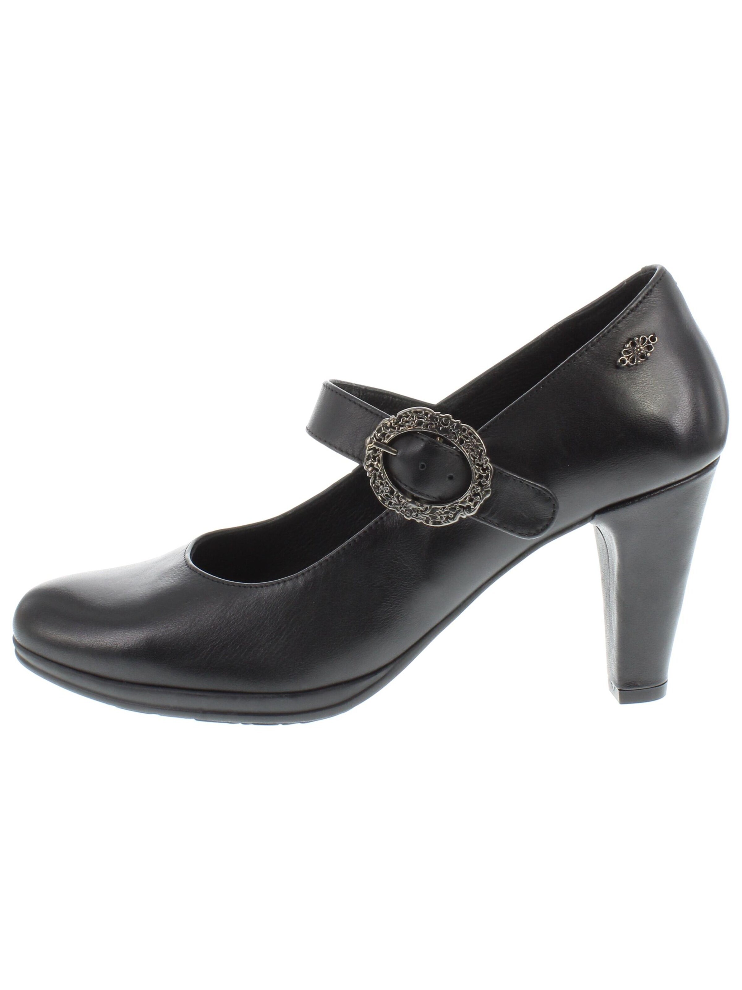 XAVER LUIS Schuhmanufaktur Pumps 'SARAH' in Black: front