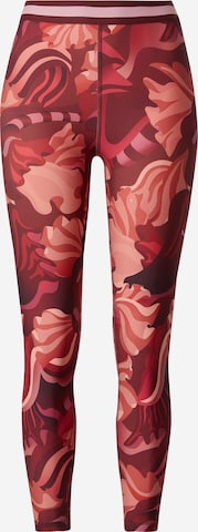 PUMA - Skinny Pantalón deportivo 'STRONG' en rojo: frente