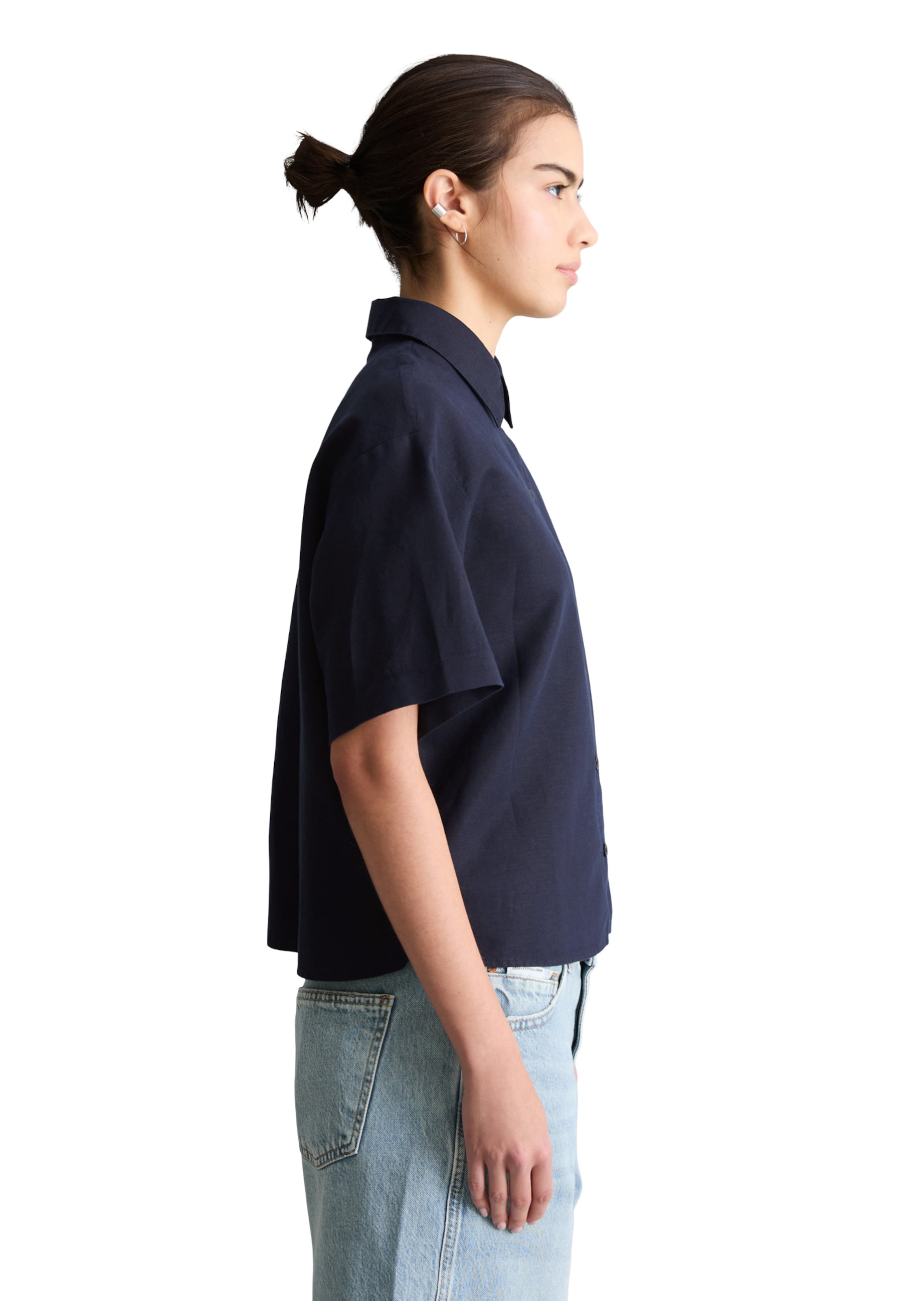 Marc O'Polo DENIM Bluse in Blau